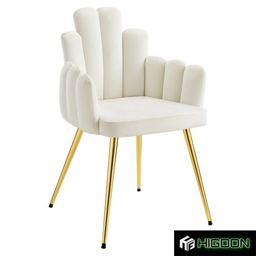 Dining Armchair with Finger Shaped Backrest