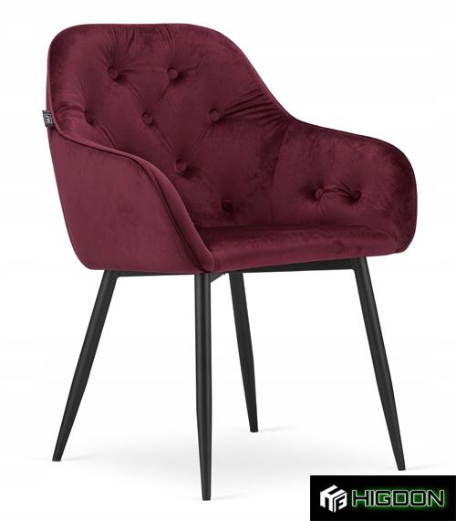 Elegant and luxurious dining armchair