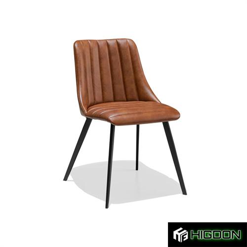 Sleek and sophisticated armless dining chair