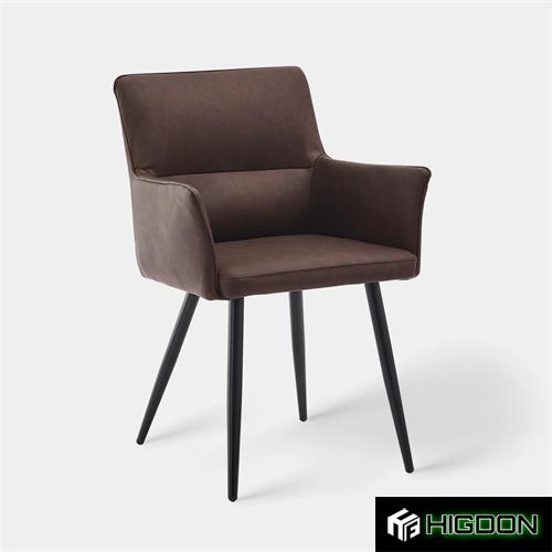 Elegant and sophisticated dining chair with armrest